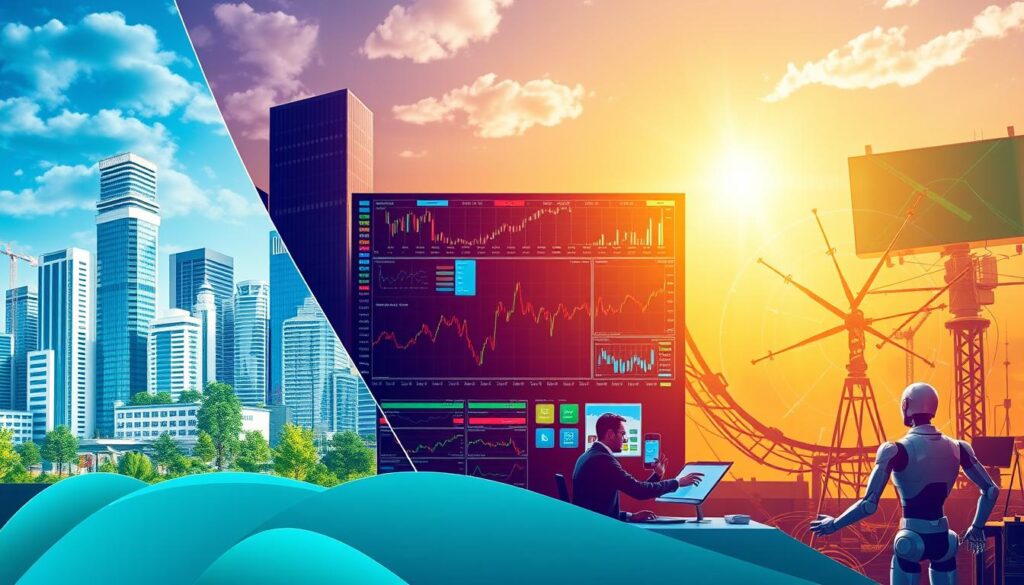 השקעות נדלן, שוק ההון וטכנולוגיה